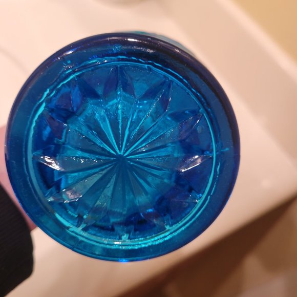 Vintage Rossini Empoli italian Glass Vase - Picture 3 of 5